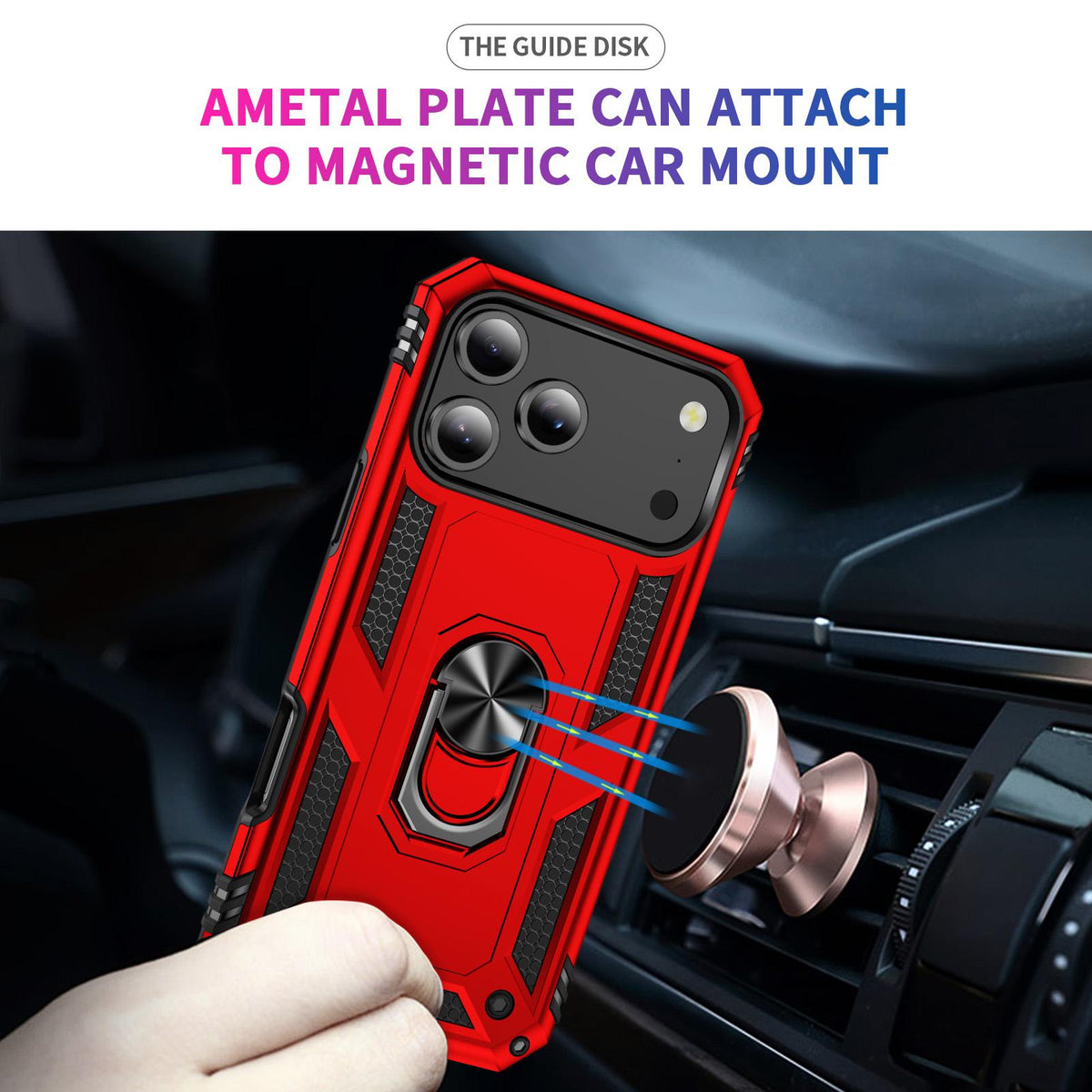 Coque Antichoc iPhone 18 Pro / 17 Pro avec Support