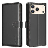 Étui portefeuille en cuir PU pour iPhone 18 Pro et 17 Pro série