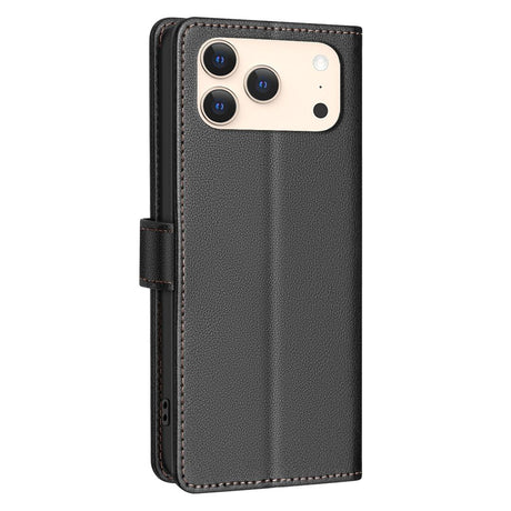 Étui portefeuille en cuir PU pour iPhone 18 Pro et 17 Pro série – vue 3