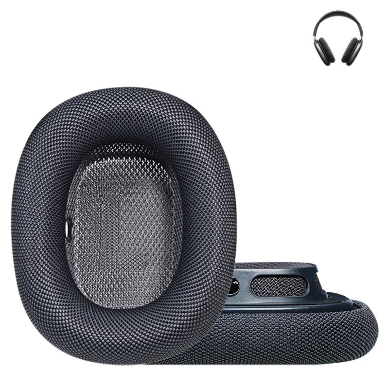 Lot de 2 coussinets de rechange magnétiques en tissu pour écouteurs AirPods Max