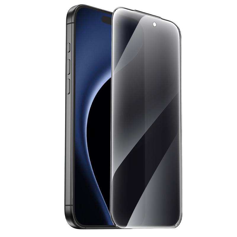 Film de protection en verre trempé anti-espion pour iPhone 17 Pro