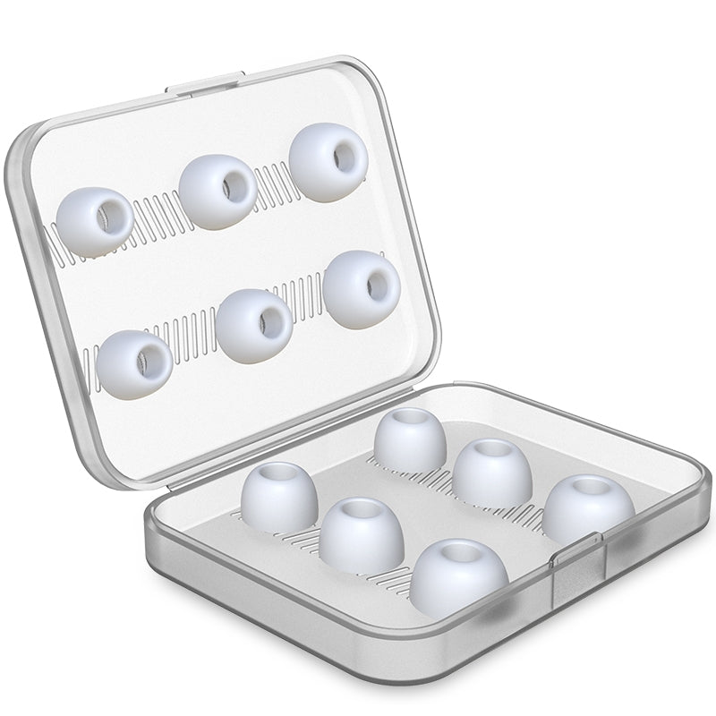 Embouts en silicone pour AirPods Pro, tailles S, M et L avec boîte de rangement