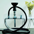 Chicha double tuyau base demi-ronde