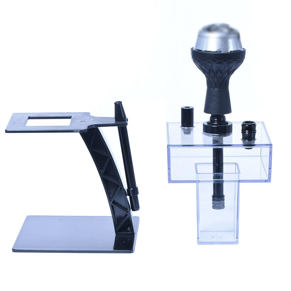 Chicha à tuyau unique en acrylique – base cube