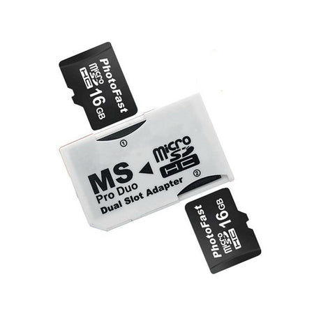 Adaptateur microSD vers Memory Stick Pro Duo pour PSP