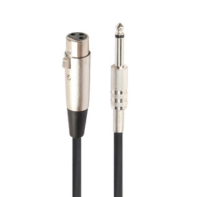 Câble micro XLR vers jack 6,35 mm