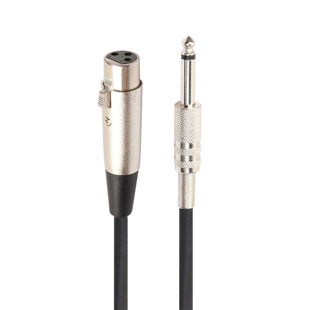 Câble micro XLR vers jack 6,35 mm