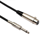 Câble micro XLR vers jack 6,35 mm – vue 2
