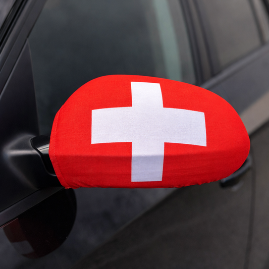 Außenspiegelkappen Schweizer Flagge – 2er-Set
