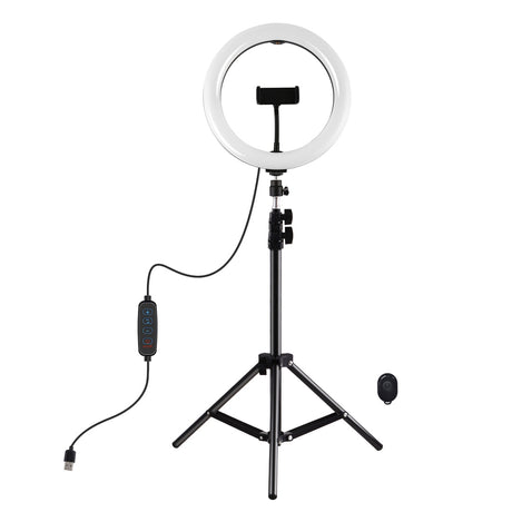 Anneau lumineux LED 10,2 pouces avec trépied – vue 2