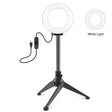 Anneau lumineux LED 12 cm avec trépied