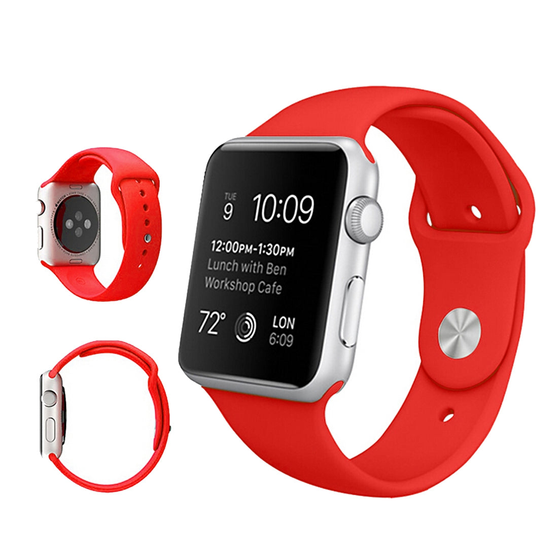 Armband für Apple Watch Ultra 49 mm und Watch Ultra 2 49 mm / Serie 9&amp;8&amp;7 45 mm / SE 3&amp;SE 2&amp;6&amp;SE&amp;5&amp;4 44 mm / 3&amp;2&amp;1 42 mm