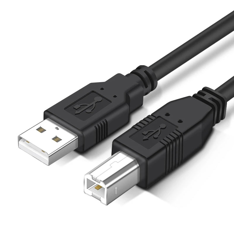 USB 2.0 Printer Cable - AM/BM Connectors
