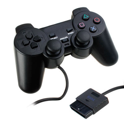 Manette filaire compatible PlayStation 2