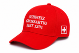 Casquette Style Guy Parmelin SWITZERLAND GREAT SINCE 1291