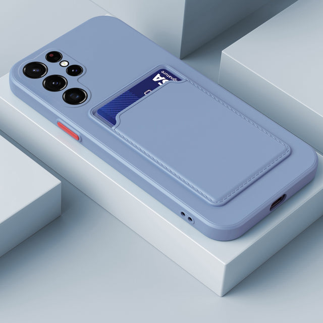 Coque avec porte-cartes pour Samsung Galaxy S21 FE et S22 série