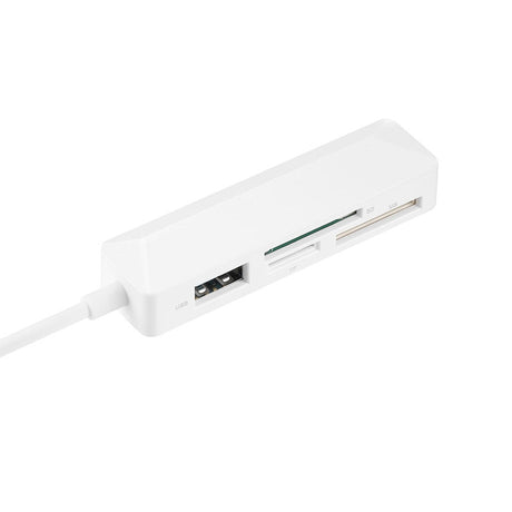 Lecteur de cartes mémoire 4 en 1 avec hub USB – vue 2