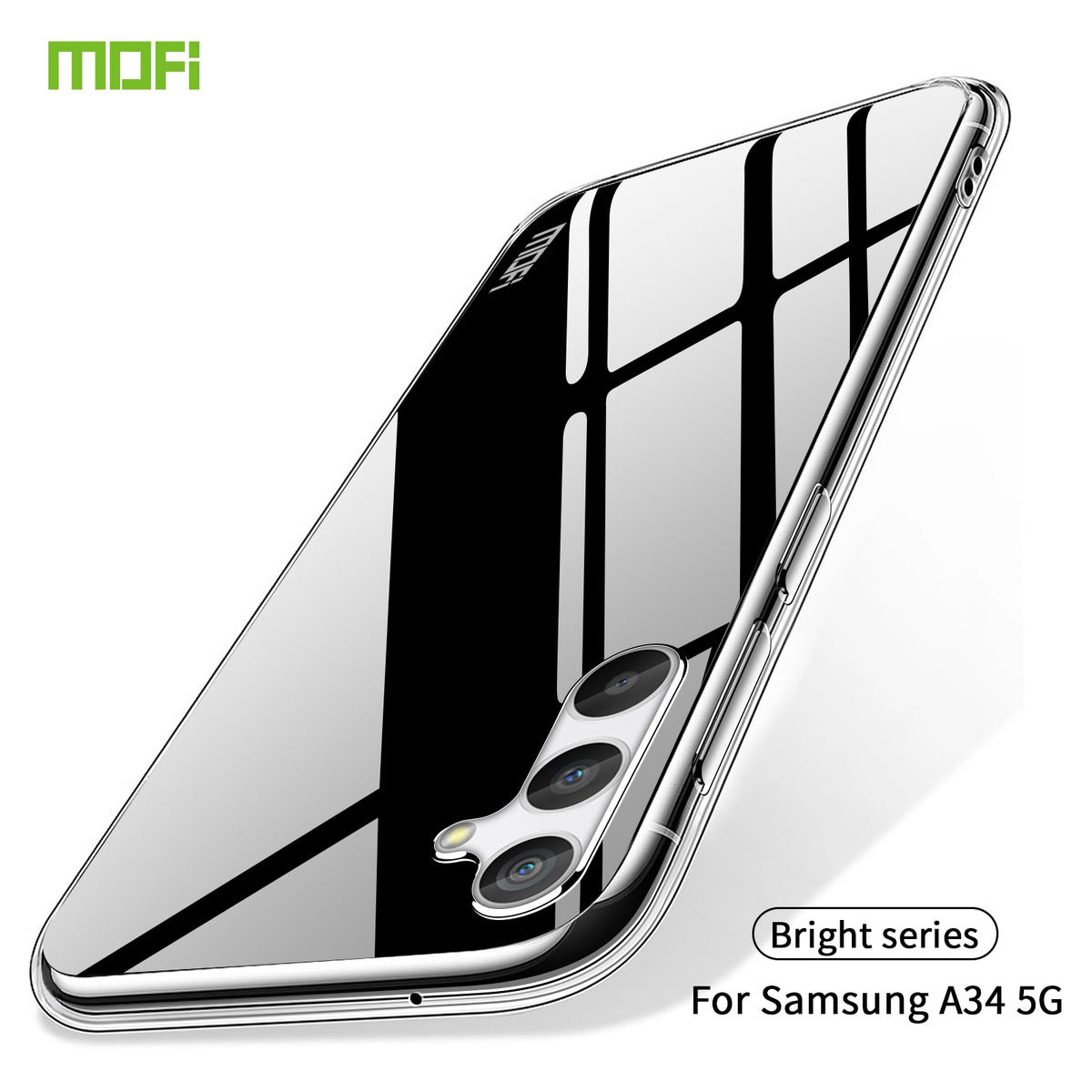 Coque transparente pour Samsung Galaxy A34 5G – vue 2
