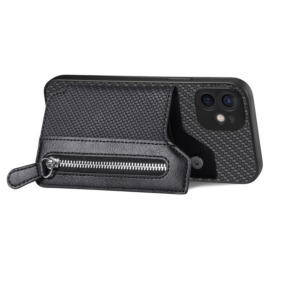 Coque portefeuille zippée pour iPhone 12 Mini et 13 Mini – vue 2