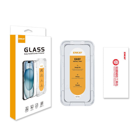 Verre trempé ENKAY 9H pour iPhone 18 Pro et 18 Pro Max – vue 2