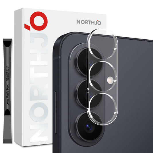 NORTHJO Samsung Galaxy S26+ 5G Camera Lens Protector – 9H HD 3D Tempered Glass