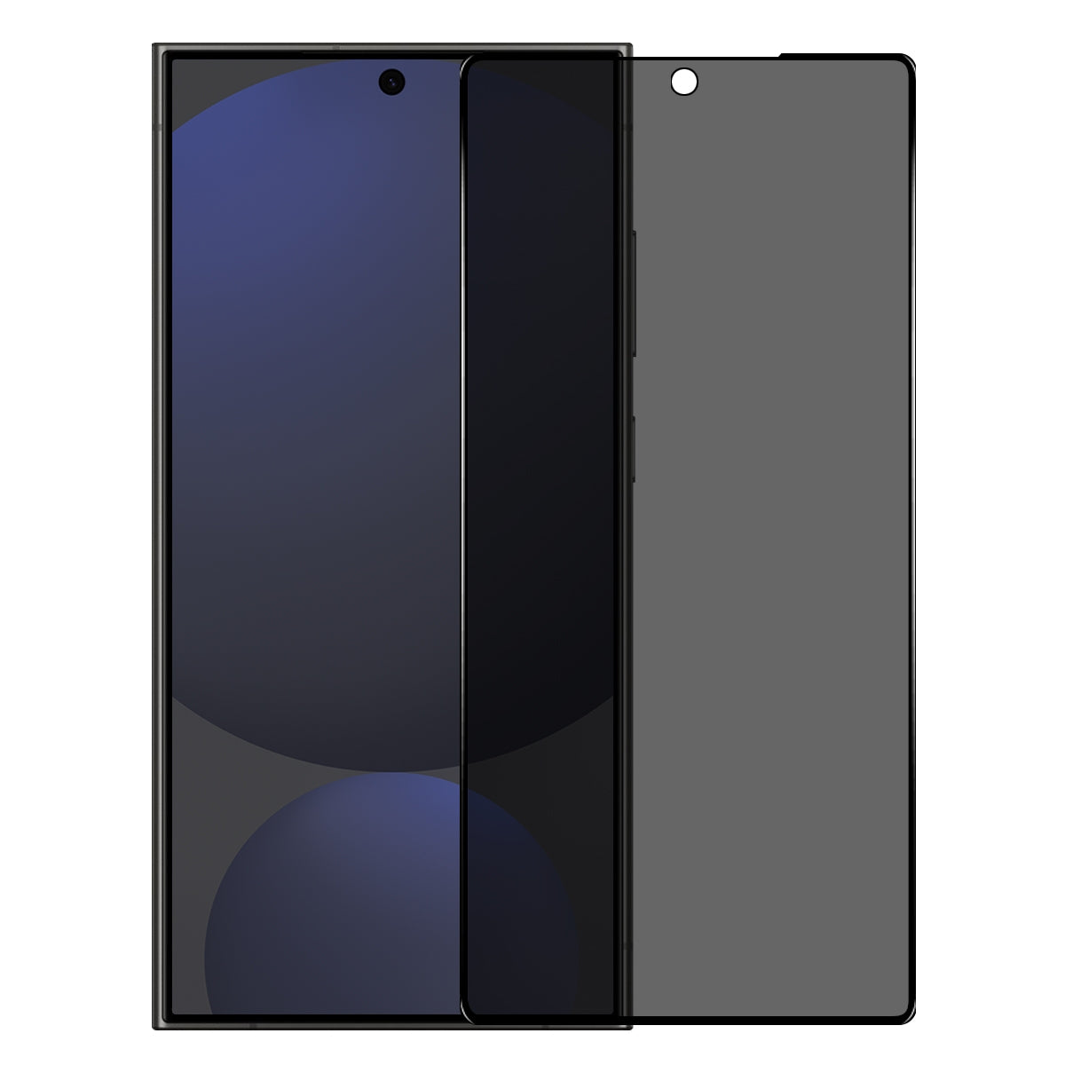 Verre trempé anti-espion pour Samsung Galaxy S25 série