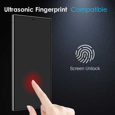 Verre trempé anti-espion pour Samsung Galaxy S25 série – vue 3