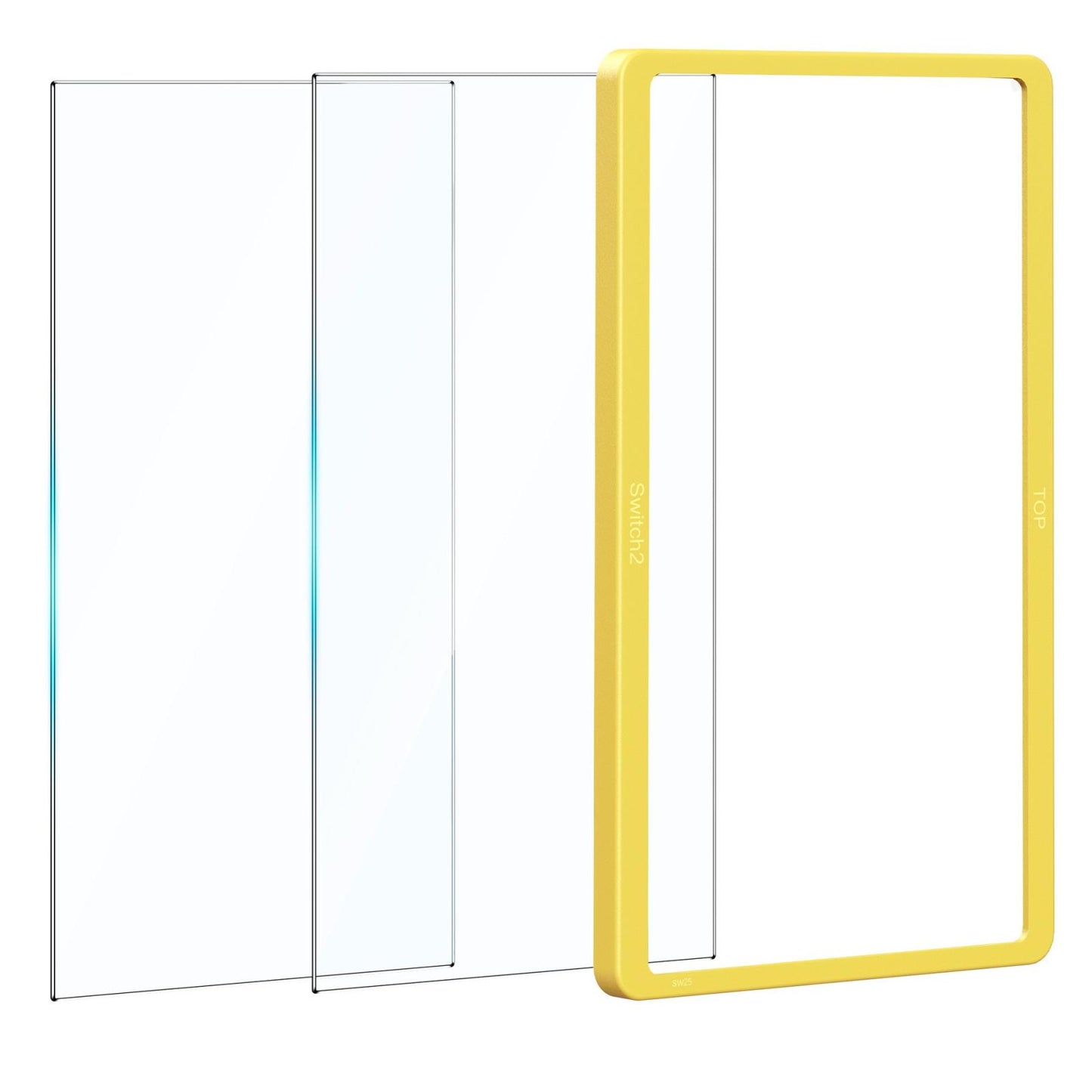 Protection d’Écran Verre Trempé pour Nintendo Switch 2 – Lot de 2 + Cadre d’Alignement