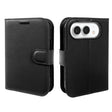 Étui portefeuille en cuir PU avec support pour iPhone Duo