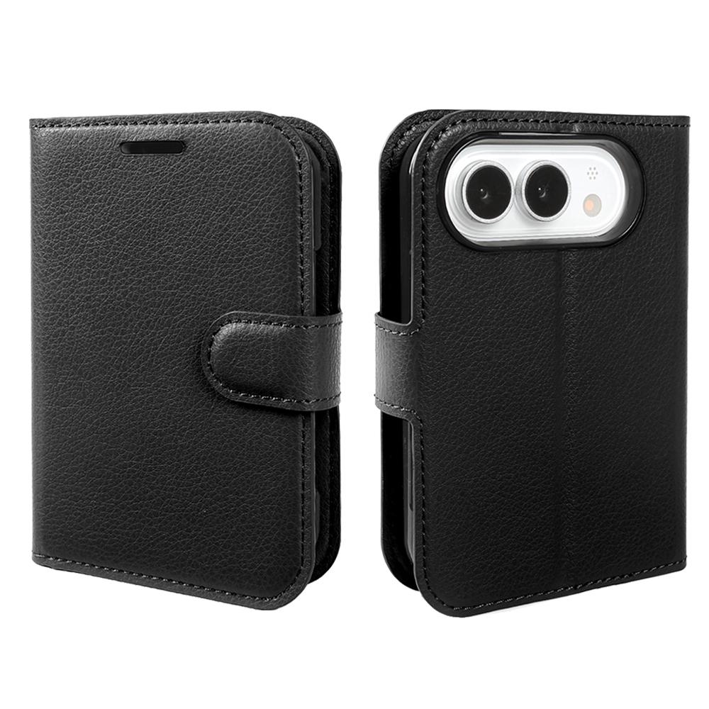 Étui Portefeuille en Cuir PU avec Support pour iPhone Duo
