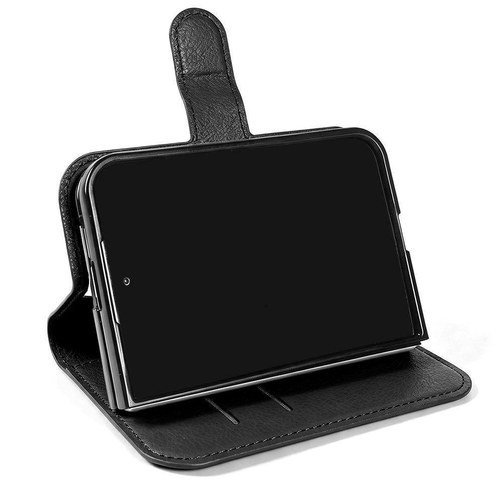 Étui Portefeuille en Cuir PU avec Support pour iPhone Duo