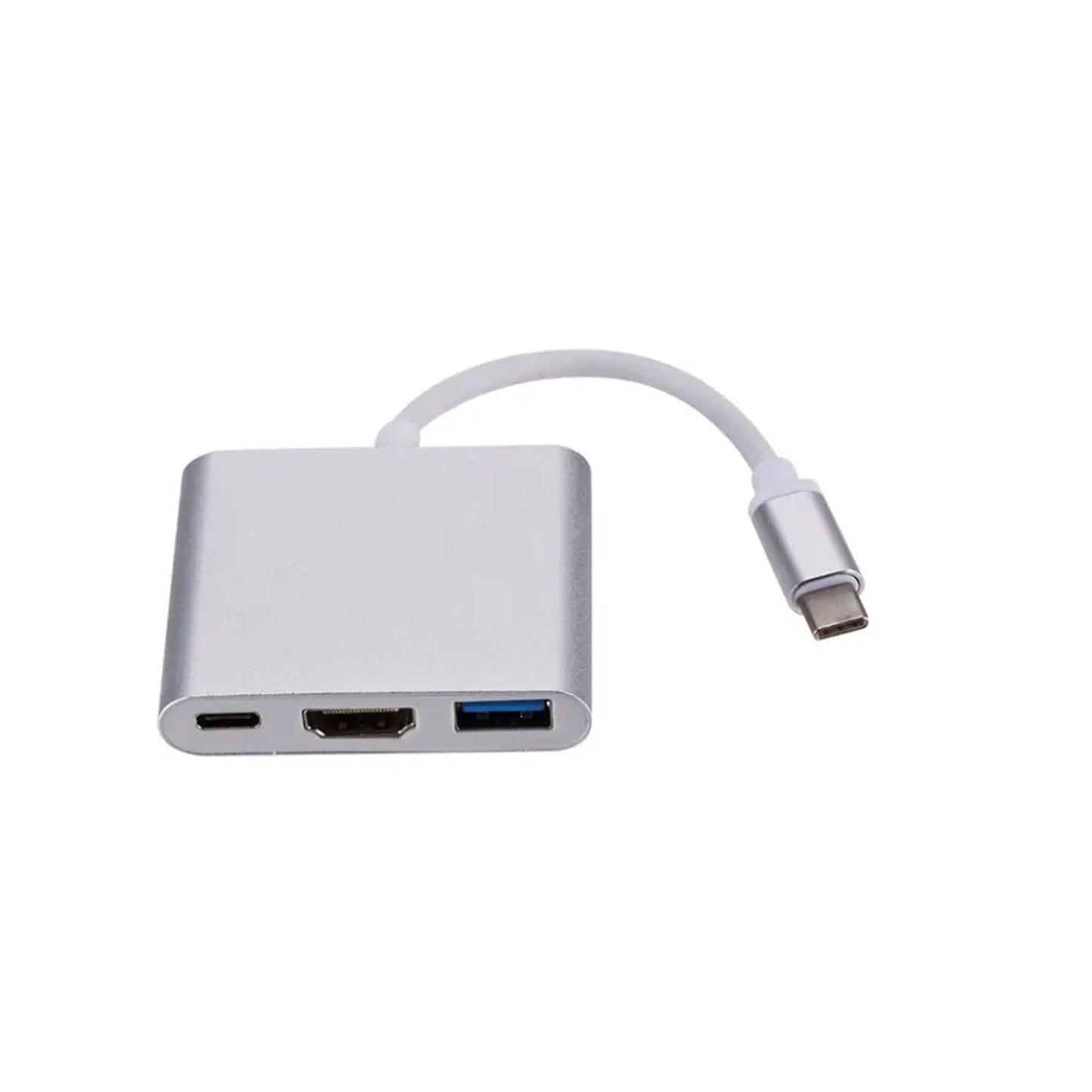 Adaptateur USB-C vers HDMI 4K + USB 3.0 + USB-C – Multiport compact