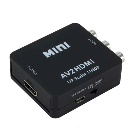 Adaptateur Cinch RCA AV vers HDMI – Console Rétro vers TV Moderne