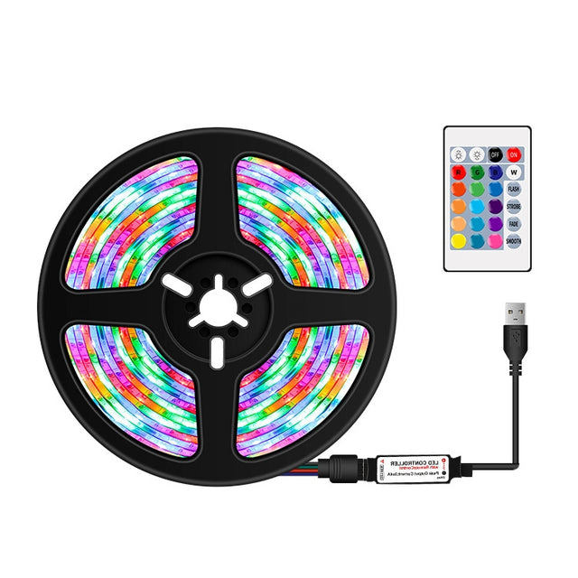 Ruban LED 2 mètres avec télécommande