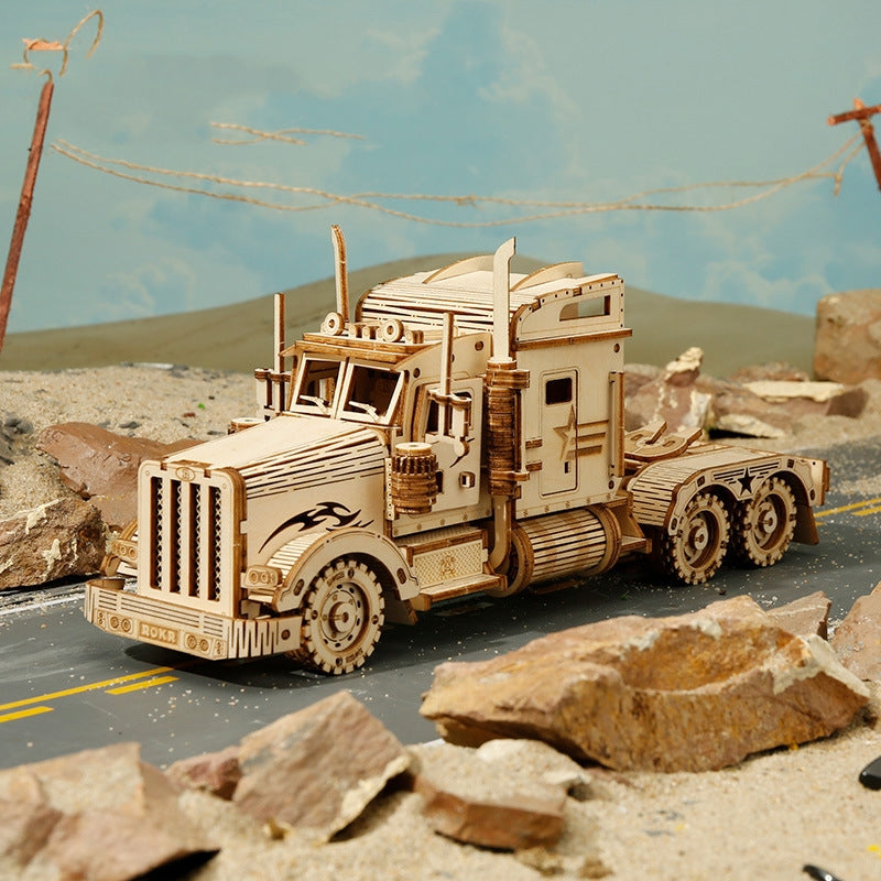 MC502 Camion long Puzzle en trois dimensions en bois pour enfants