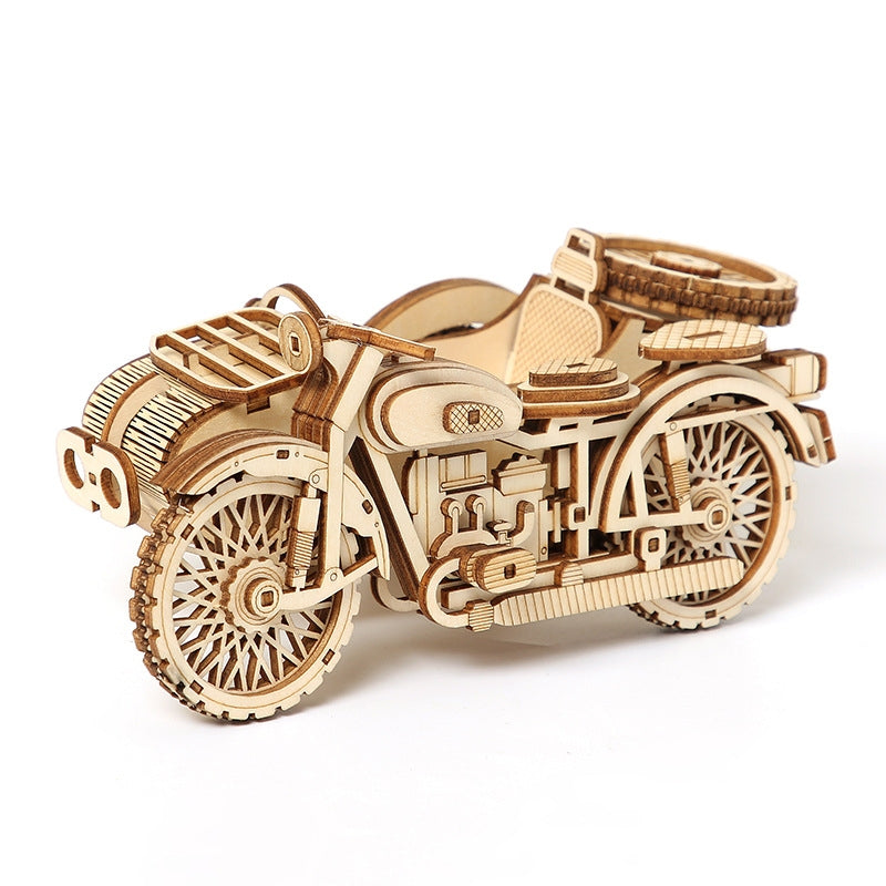 Puzzle 3D en Bois LG834 – Tricycle Boat à Construire