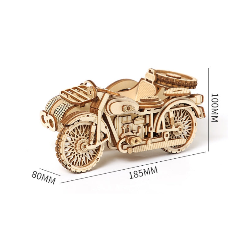 Puzzle 3D en Bois LG834 – Tricycle Boat à Construire