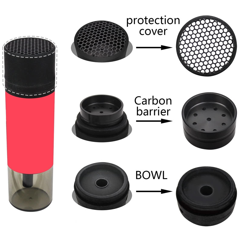 Narguilé / chicha portable amovible et lavable – pour la maison et la voiture