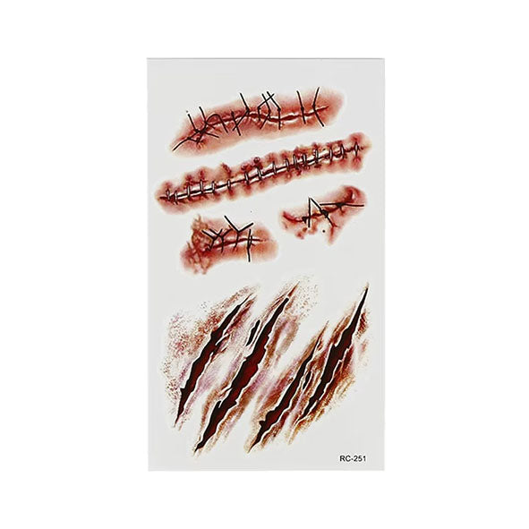 Autocollants de Tatouage d'Halloween