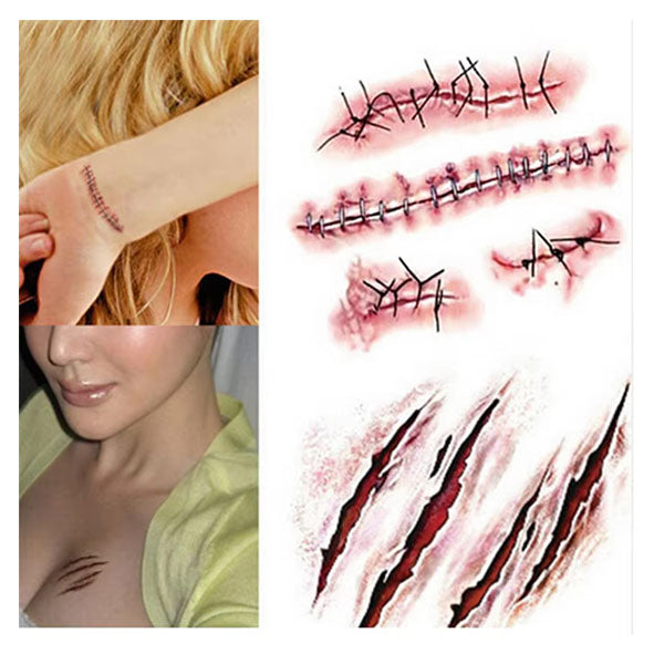 Autocollants de Tatouage d'Halloween