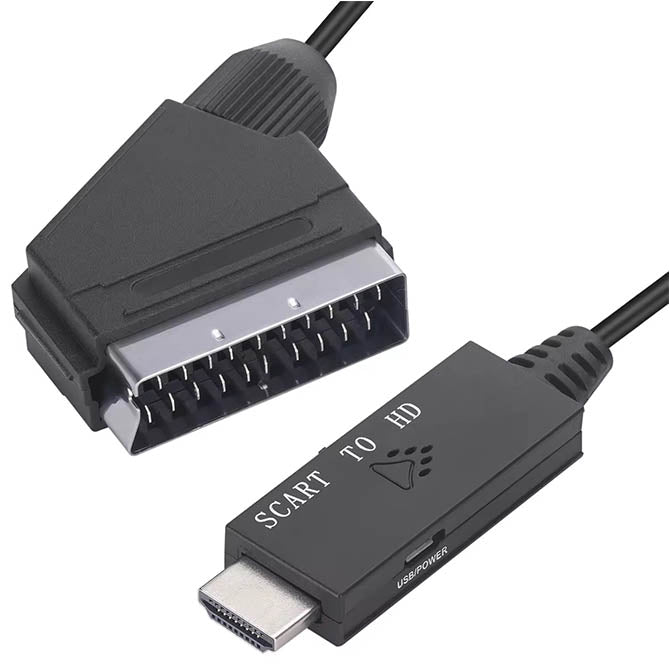 Convertisseur Péritel SCART vers HDMI