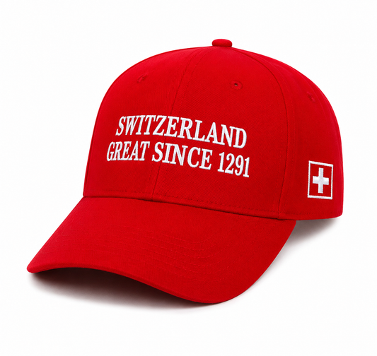 Casquette Style Guy Parmelin SWITZERLAND GREAT SINCE 1291