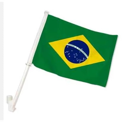 Autofahne Brasilien