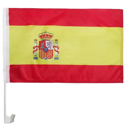 Spanien Autofahne