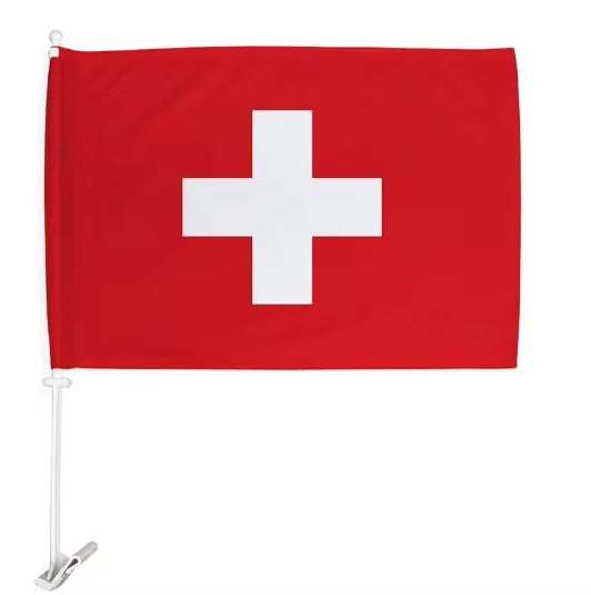 Schweizer Autofahne