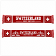 Écharpe Suisse rouge réversible SWITZERLAND GREAT SINCE 1291