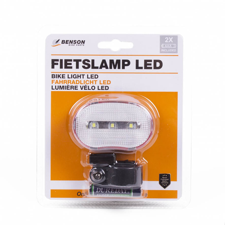Feu vélo LED blanc