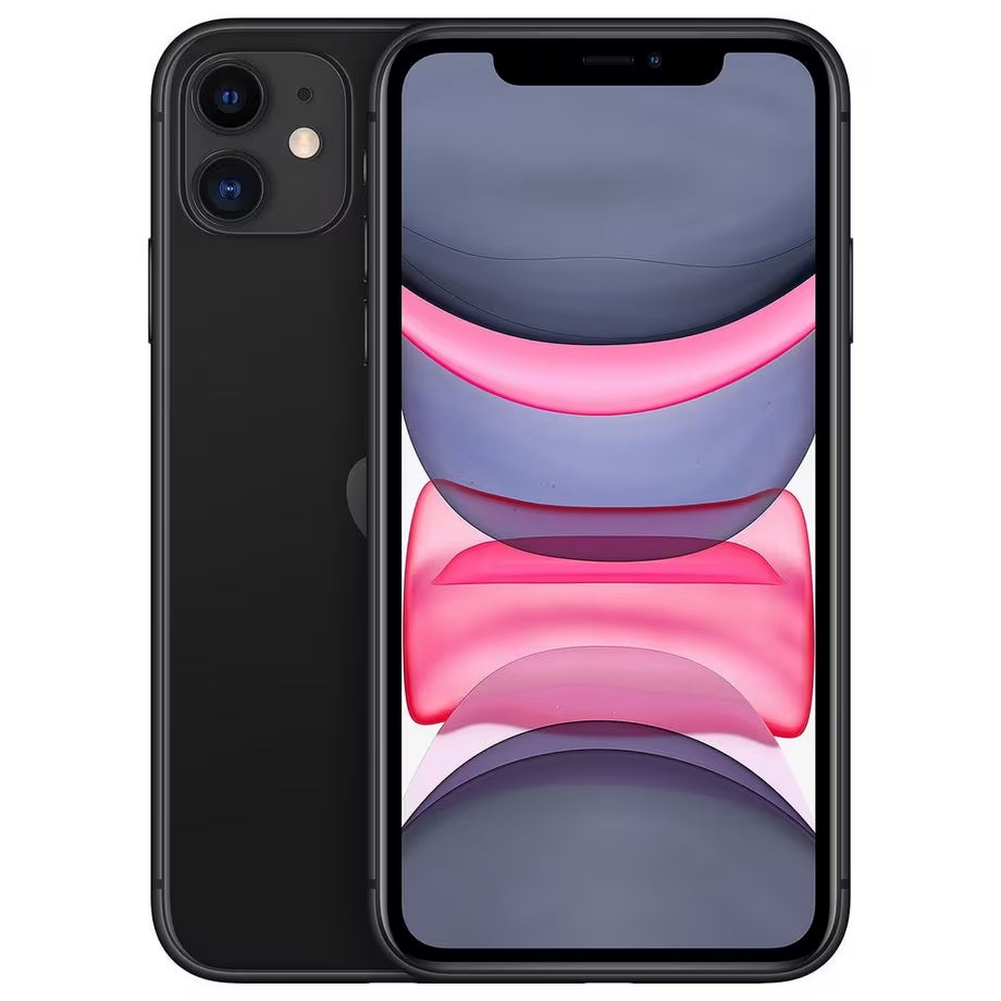 iPhone 11 64 GB Schwarz – Generalüberholt – Akku: 83 %