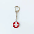 Porte-clés drapeau national en acier inoxydable – vue 2