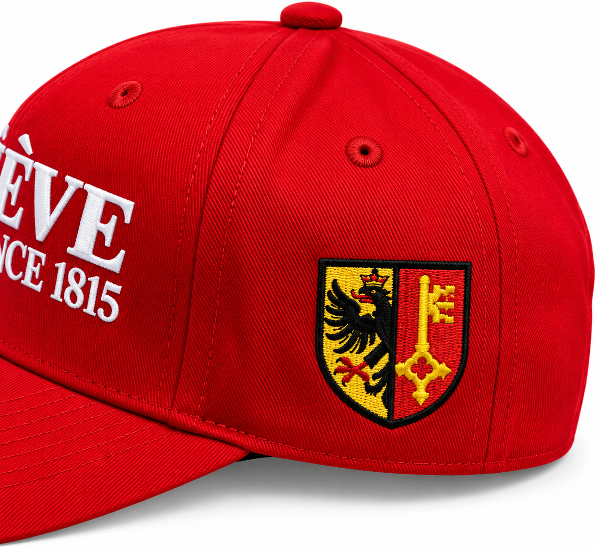 Casquette Genève GREAT SINCE 1815 – Drapeau Genevois Brodé